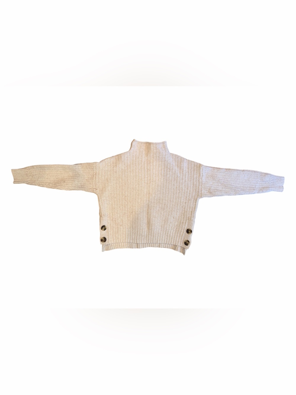 Madewell Cream Chunky Knit Sweater